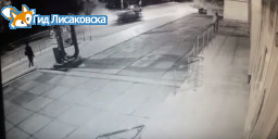 В Лисаковске автомобиль врезался в припаркованную машину