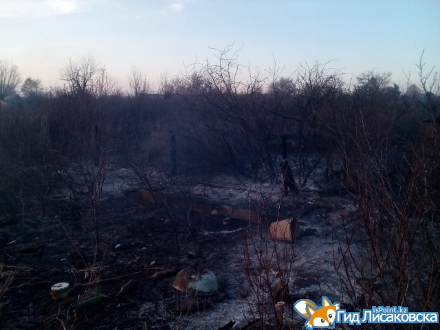 В Лисаковске горели дачи в обществе «Урожайная-2»