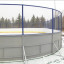 В центре Лисаковска появился хоккейный корт.