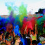 В Лисаковске прошел молодежный фестиваль "Краски лета"