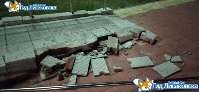 Мужчину, разрушевшего пандус ДК в Лисаковске, нашла полиция